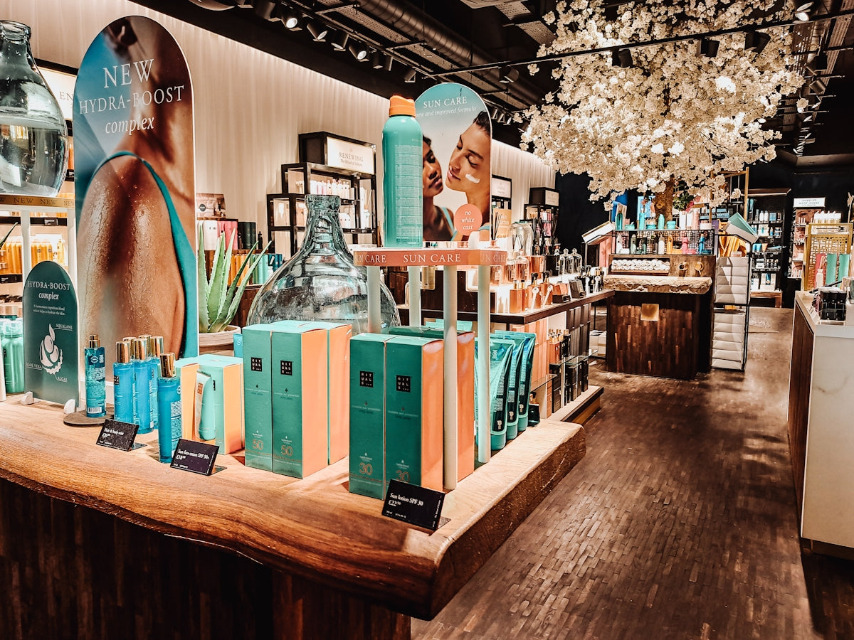 a store with a lot of items on the counter