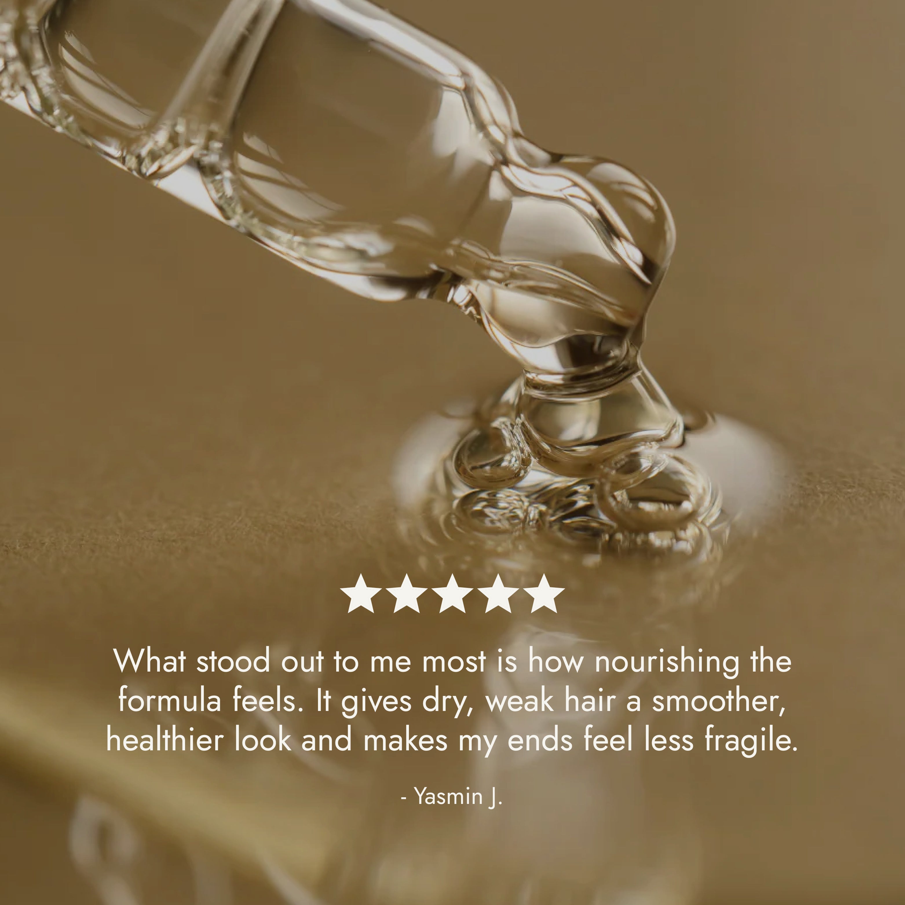 Rosemary Hair Oil Co. bottle on a stone platform with a neutral background. Rosemary hair oil, castor oil, camellia oil, apricot oil, hair growth, healthier, fuller-looking hair, stimulate, regrowth, hair thinning, natural, 100ml, review, 5 star