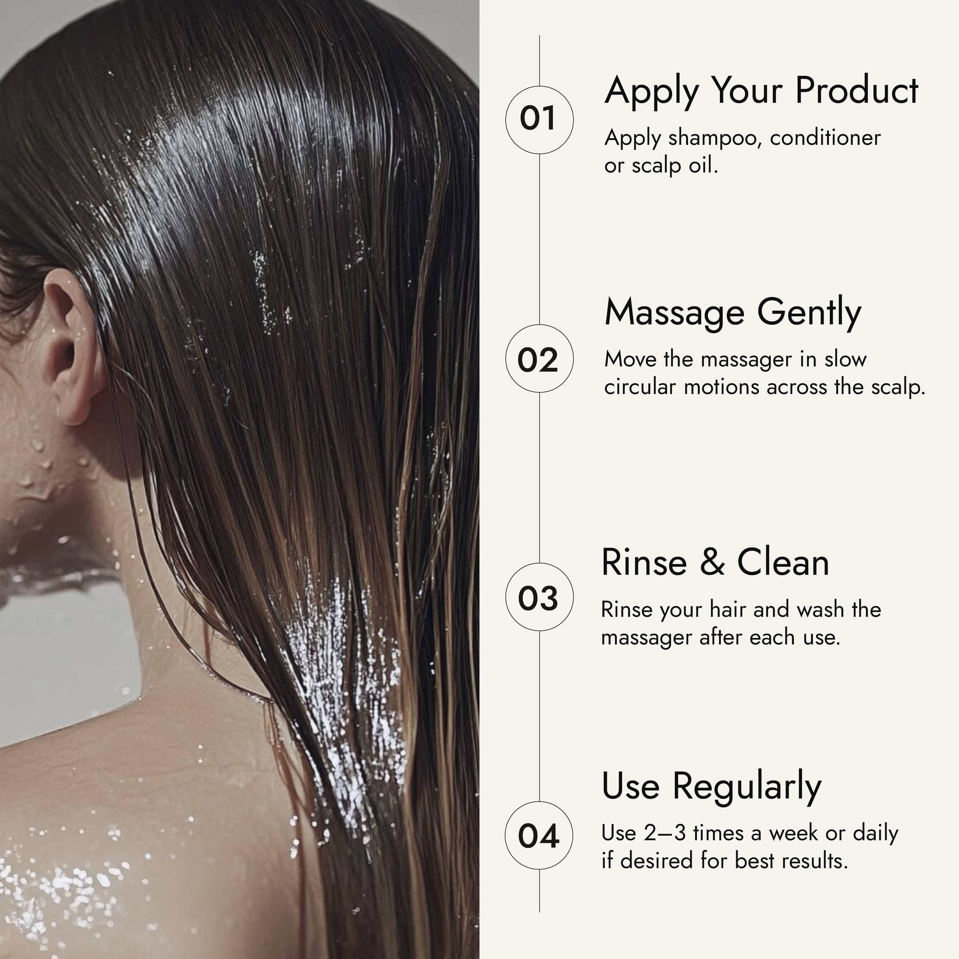 Rosemary hair oil, scalp massager, soothe, essential, hair growth, stimulate, health, haircare, UK, hair growth, how to use